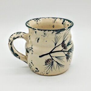 Tall Pines Green Handmade Ceramic Mug